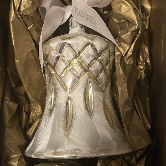 Waterford Lismore Holiday Heirloom ICE BELL. Ornament.  Lismore Since 1952. - Picture 3 of 12